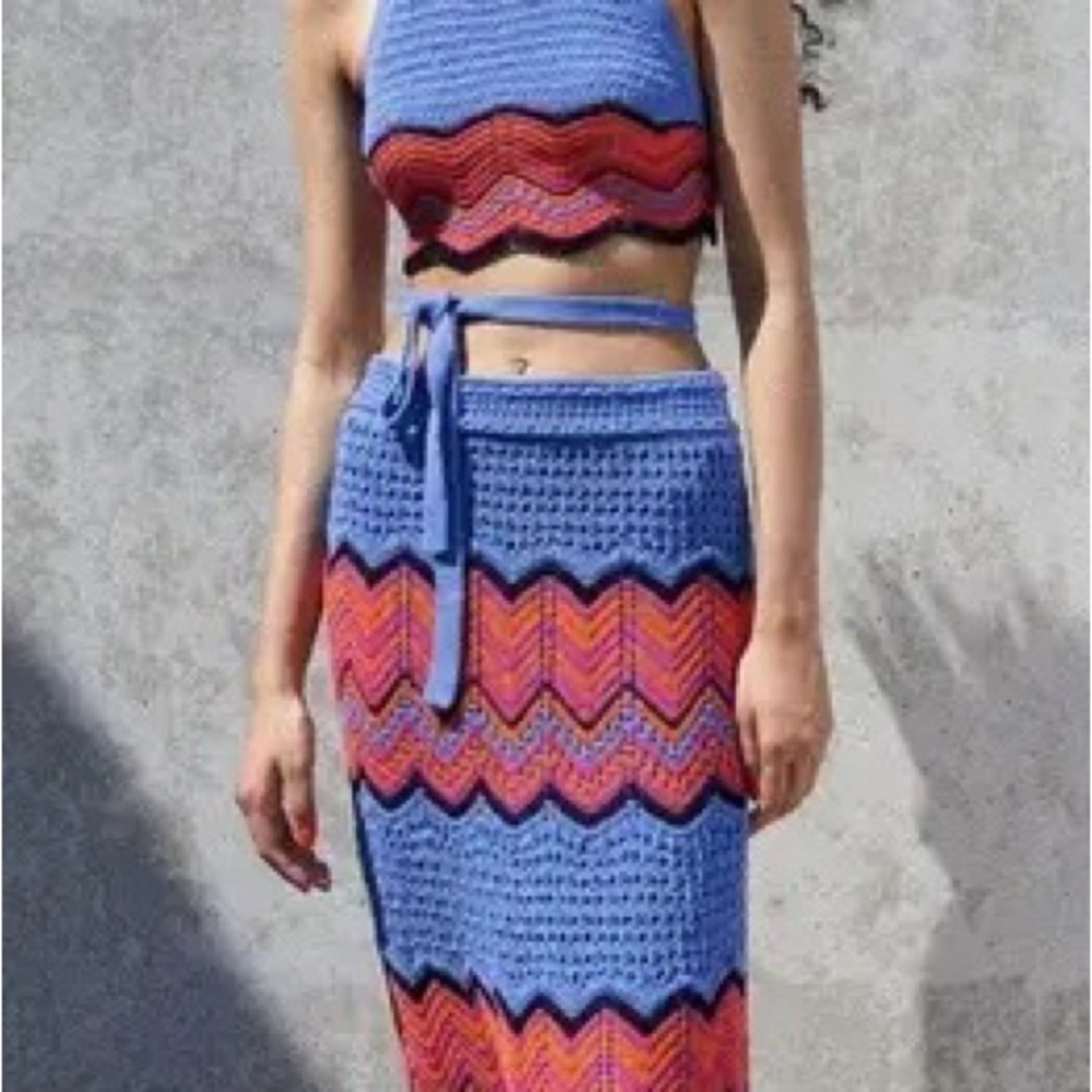 Crochet Two Piece Set